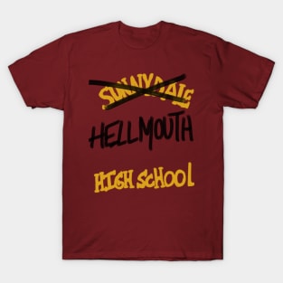 Buffy school t shirt T-Shirt